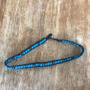 Beaded choker necklace